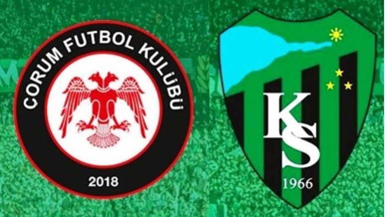 Çorum FK-Kocaelispor 1-1 puanla dönüyoruz